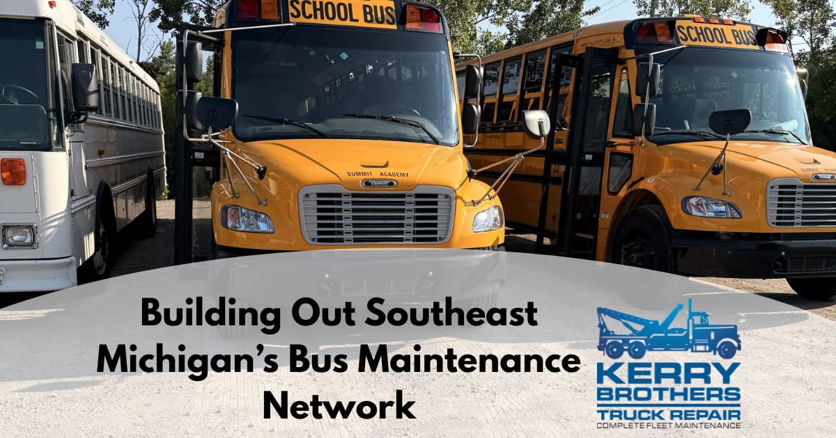 Kerry Brothers Grows Michigan School Bus Repair Network