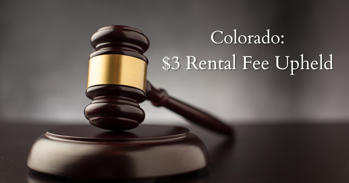 Federal Appeals Court Upholds Colorado’s $3 Rental Car Fee