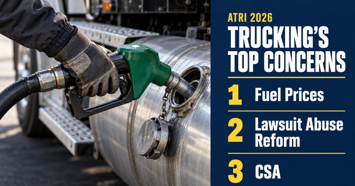 Diesel Prices Hijack Trucking’s Worry List