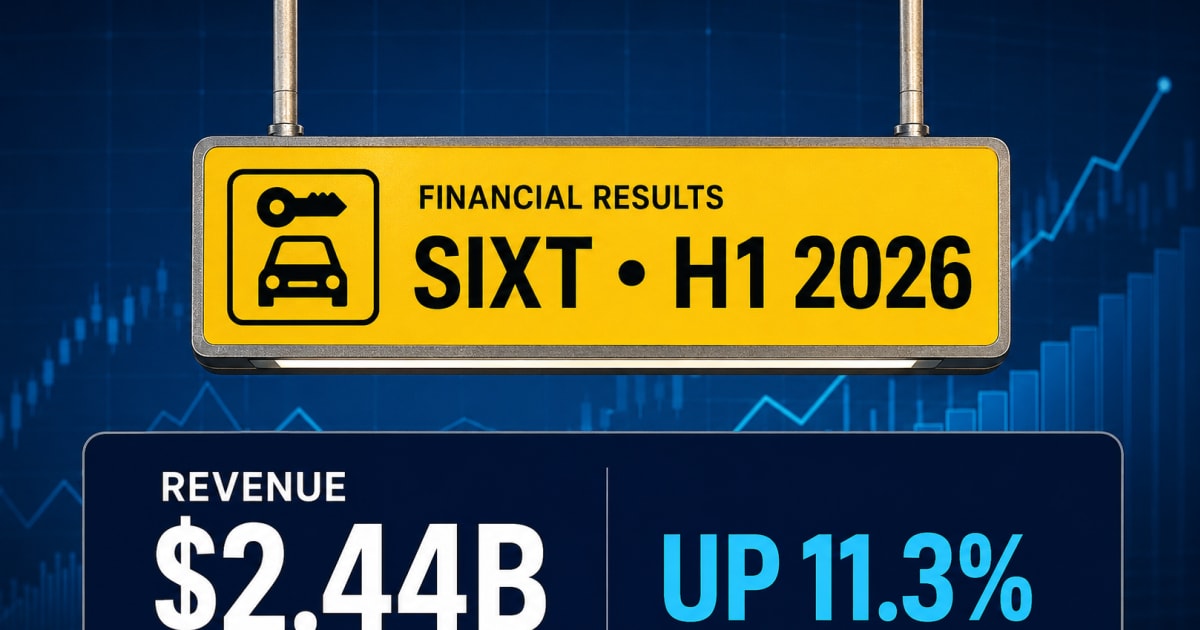 Sixt Revenue Tops $2.4 Billion in First Half of 2026