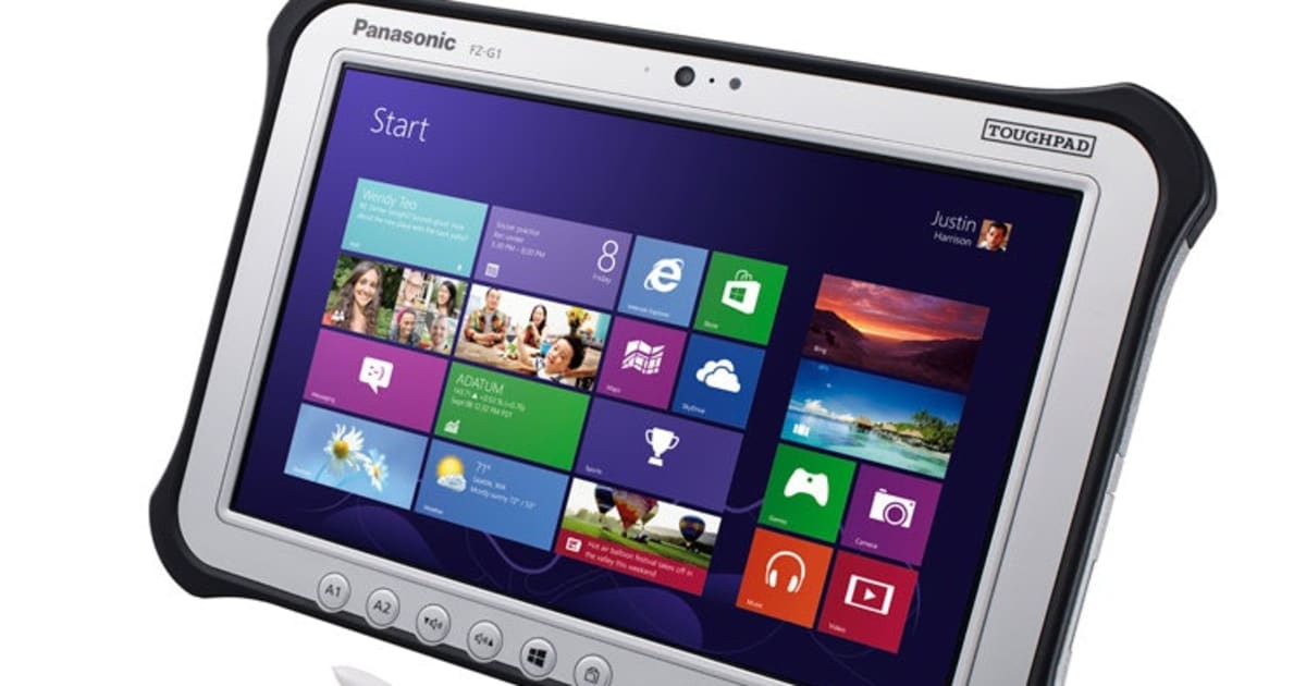 Panasonic FZ-G1 Core i5 タブレット 動作OK Panasonic Upgrades Fully Rugged Toughpad FZ-G1 Windows Tablet
