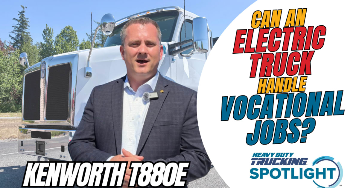 Inside Kenworth’s T880E Electric Vocational Truck