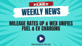 A blue graphic has a weekly news caption for the Automotive Fleet website.