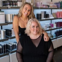 Nicki Wenz (above) and Allison Stock of Zandi K Salon