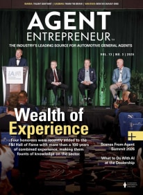 Cover of AE May/June's print issue, featuring the 2026 F&I Hall of Fame honorees