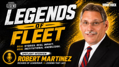 Fleet Legends graphic featuring Robert Martinez, retired fleet manager and 2026 Tom Johnson Award winner, with Work Truck and Legend Fleet branding.