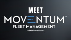 Black image that says Meet Moventum Fleet Management (formerly Union Leasing)