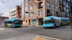Two ABQ RIDE buses