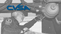 CVSA inspector photo in background with CVSA logo superimposed on top
