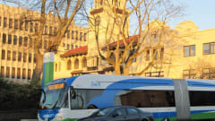 A Community Transit Swift Articulated Bus