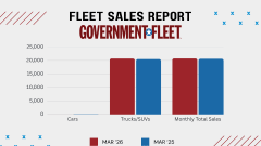 a chart of government fleet sales trends.