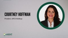 Headshot photo of smiling businesswoman