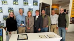 Donate Life NYS and Ellis Automotive representatives
