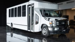 A Master's Motors MM29 shuttle bus
