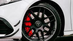 Photo of Michelin tire on Mercedes car