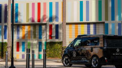 A MOIA/Beep vehicle on the road