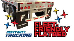 YouTube thumbnail with Fontaine Force flatbed trailer