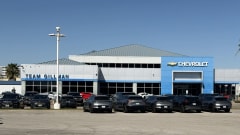 storefront for Team Gillman Chevrolet in Houston, Texas