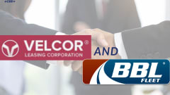Handshake graphic featuring BBL Fleet and Velcor Leasing Corporation logos announcing BBL Fleet’s acquisition of Velcor to expand fleet management services nationwide.