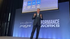 Michael Ferreira address attendees of Stellantis 2026 Fleet Preview 