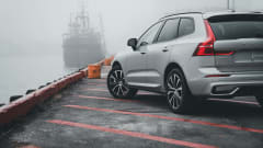 Photo from the rear of the XC60 SUV