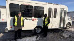 A photo of Peoria MTD workers fro WeDriveU's contract