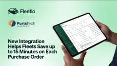 A graphic of a tablet being held. 