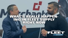Two shot of standing interview