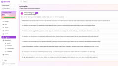 Screen shot from Questar with AI insights