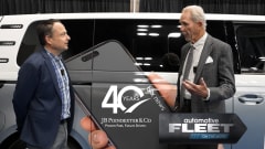 Video interview on show floor