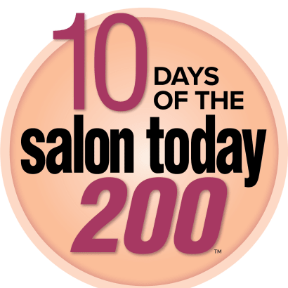 The 10 Days of the SALON
TODAY 200 logo, which represents the online announcements of our landmark salon business competition, SALON TODAY 200.
