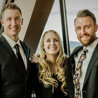 Siblings Tyler, Lauten and Kerry Sullivan.