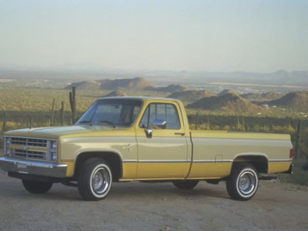 Vintage Chevrolet C/K Series pickup truck.