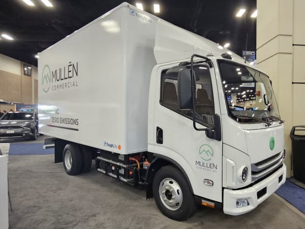 White Mullen Box Truck