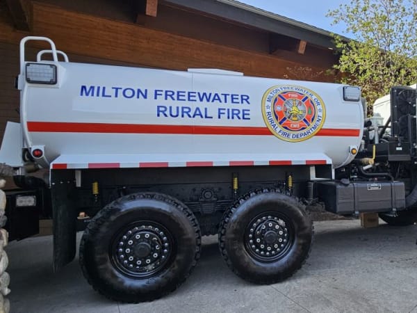 An Acela Monterra 6x6 for Milton Freewater Rural Fire District