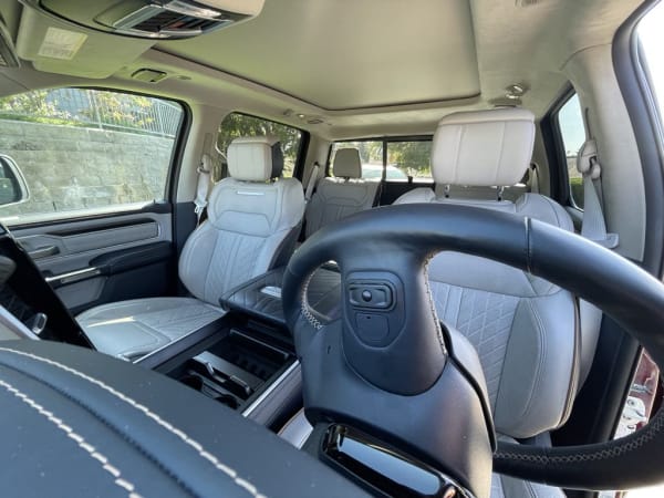 Interior of 2025 Ram 1500 Tungsten