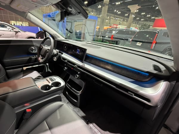 Hyundai interior car shot LA Auto Show