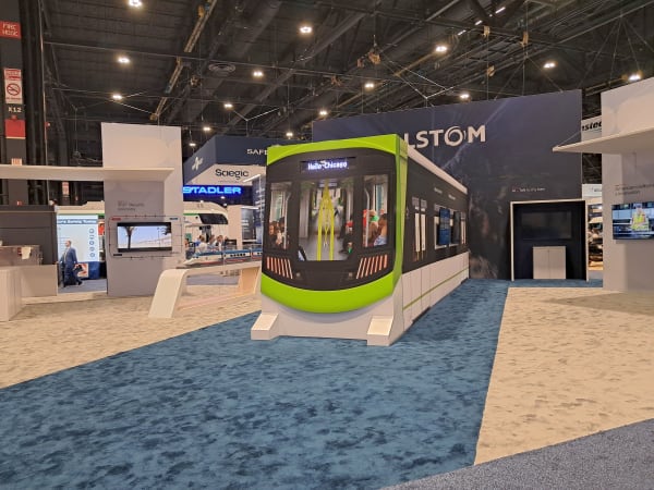 Alstom's booth at APTA EXPO.