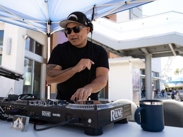 DJ at GFX ride and drive