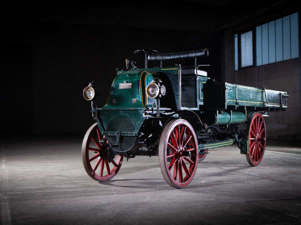 Mercedes-Benz 130 years of trucking. 