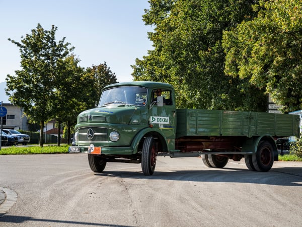 Mercedes-Benz 130 years of trucking. 