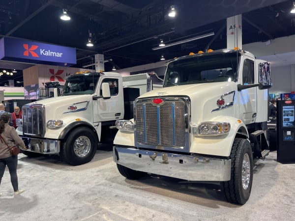 Mack Model 567 EV trucks.