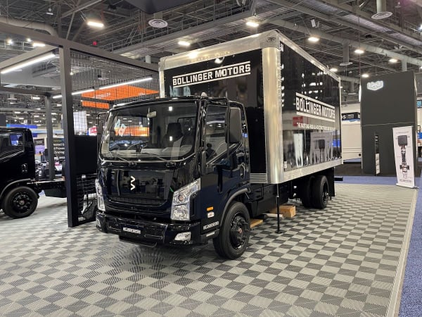 Bollinger electric truck.