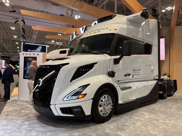 Volvo VNL autonomous truck.