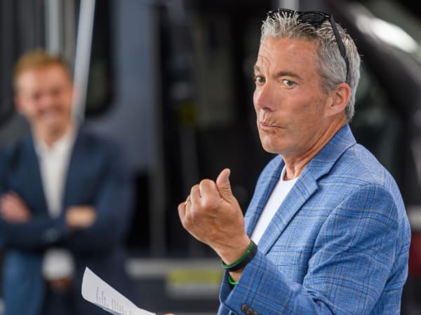 Portrait of Bill Berg from the Arrowhead Transit RideSmart 2025 launch event.