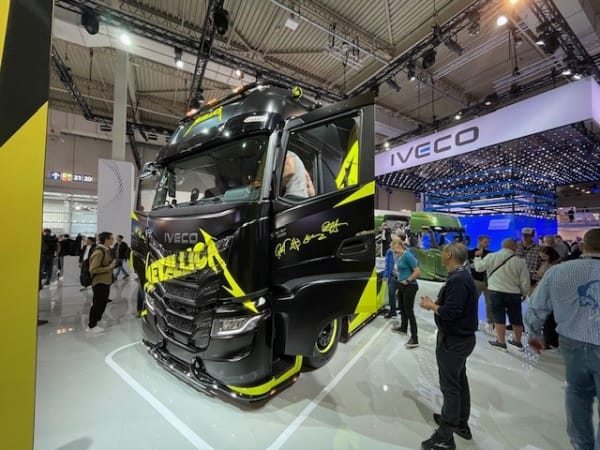Metallica Iveco European tour truck.
