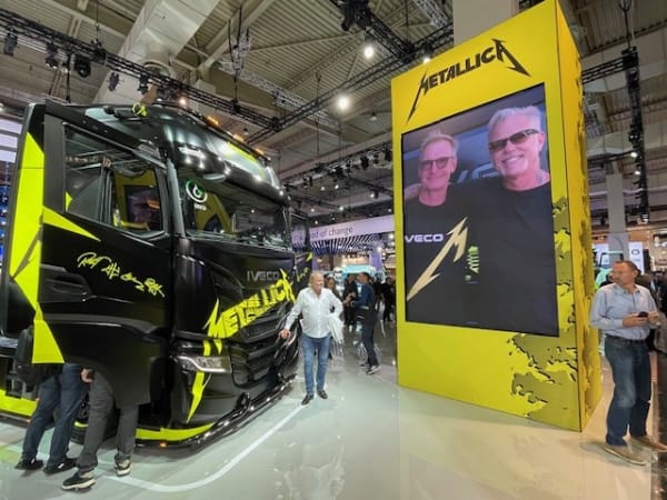 Iveco Metallica European tour truck.