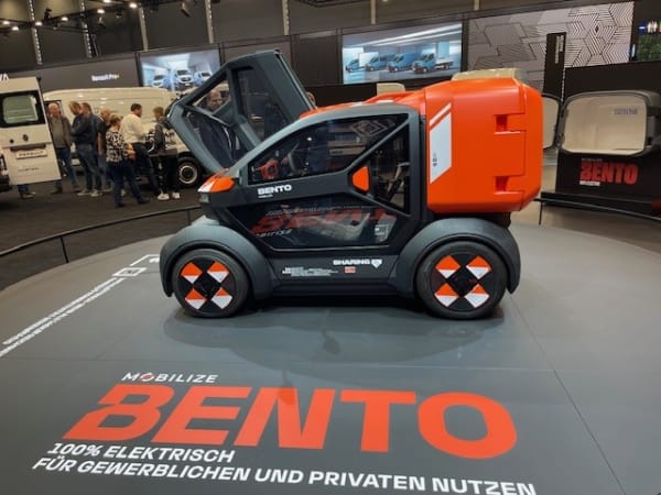 Bento delivery vehicle.