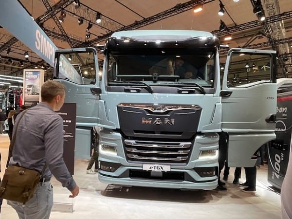 2024 MAN Class 8 truck.