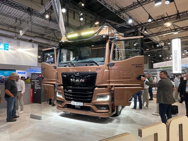 2024 MAN Cabover truck.